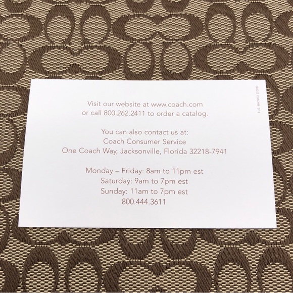 Coach Signature Tablet Ipad Sleeve Bag F61035/SV /Khaki/Metallic - Picture 9 of 9